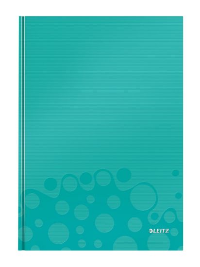 Poza cu CAIET BIROU A4 ARITMETICA TURCOAZ COPERTA CARTON WOW LEITZ