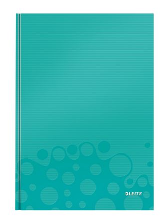 Poza cu CAIET BIROU A4 DICTANDO TURCOAZ COPERTA CARTON WOW LEITZ
