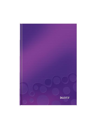 Poza cu CAIET BIROU A5 ARITMETICA MOV COPERTA CARTON WOW LEITZ