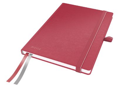Poza cu CAIET BIROU A5 ARITMETICA ROSU COMPLETE LEITZ