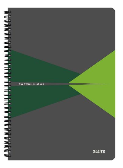 Poza cu CAIET BIROU SPIRA A4 DICTANDO VERDE OFFICE LEITZ