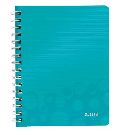 Poza cu CAIET BIROU SPIRA A5 ARITMETICA TURCOAZ COPERTA PP WOW LEITZ