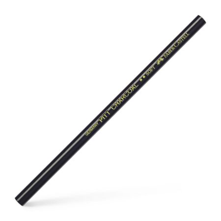Poza cu CREION CARBUNE NATURAL PITT MONOCHROME SOFT FABER-CASTELL