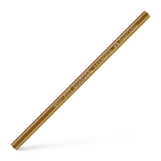 Poza cu CREION CARBUNE PRESAT PITT MONOCHROME MEDIU FABER-CASTELL