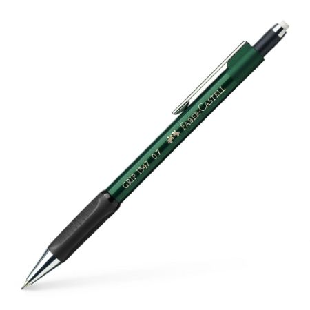 Poza cu CREION MECANIC 0.7MM VERDE GRIP 1347 FABER-CASTELL