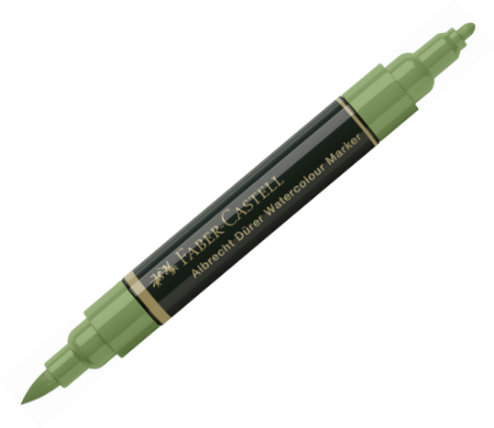 Poza cu MARKER SOLUBIL VERDE OLIV 167 A.DURER FABER-CASTELL