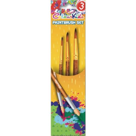 Poza cu PENSULE 3/SET VARF ASCUTIT NR. 3/7/11 COLOUR KIDS PIGNA