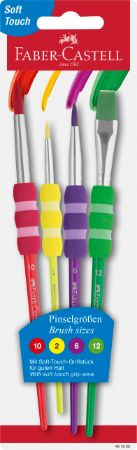 Poza cu SET 4 PENSULE SOFT TOUCH FABER-CASTELL