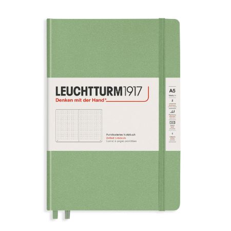 Poza cu CAIET A5 PUNCTAT COPERTA RIGIDA VERNIL PASTEL LEUCHTTURM