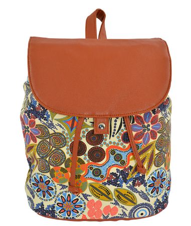 Poza cu RUCSAC OXIGEN VINTAGE FLORAL-COLOR PIGNA