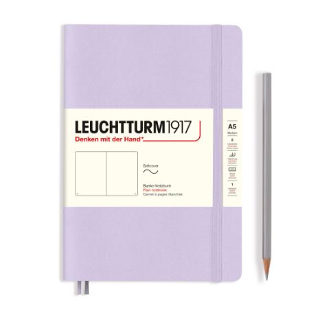 Poza cu CAIET A5 VELIN COPERTA FLEXIBILA LILA LEUCHTTURM