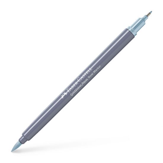 Poza cu MARKER SOLUBIL 2 CAPETE GOLDFABER ALBASTRU AQUA 164 FABER-CASTELL
