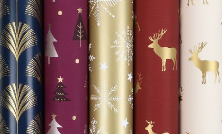 Poza cu HARTIE AMBALAJ ROLA 70CM X 2M CHARMING WINTER ROTOLUX