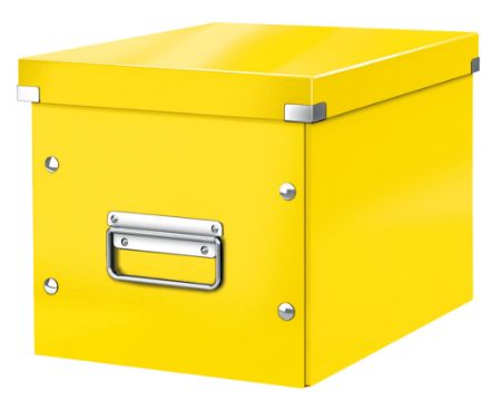 Poza cu CUTIE CLICK&STORE MEDIE CUB GALBENA LEITZ