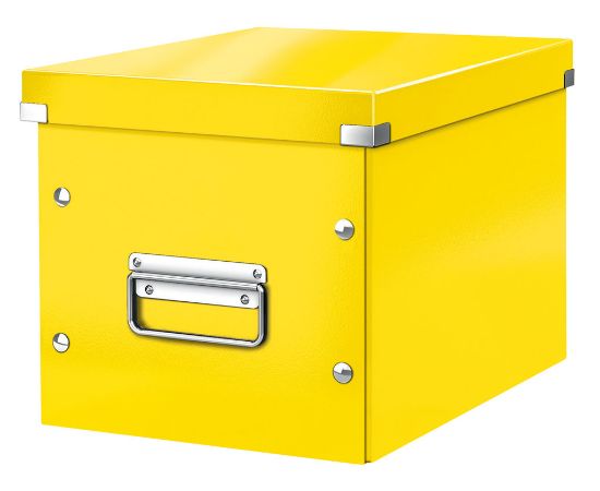 Poza cu CUTIE CLICK&STORE MEDIE CUB GALBENA LEITZ