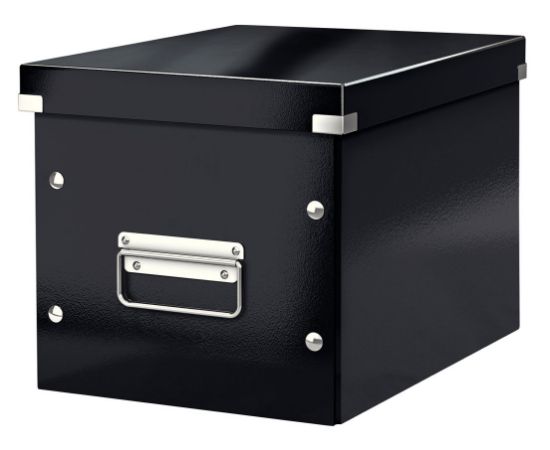 Poza cu CUTIE CLICK&STORE MEDIE CUB NEAGRA LEITZ