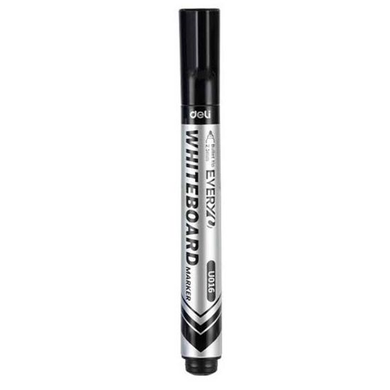 Poza cu MARKER WHITEBOARD NEGRU 2.5MM DELI