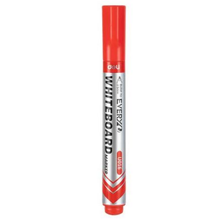 Poza cu MARKER WHITEBOARD ROSU 2.5MM DELI