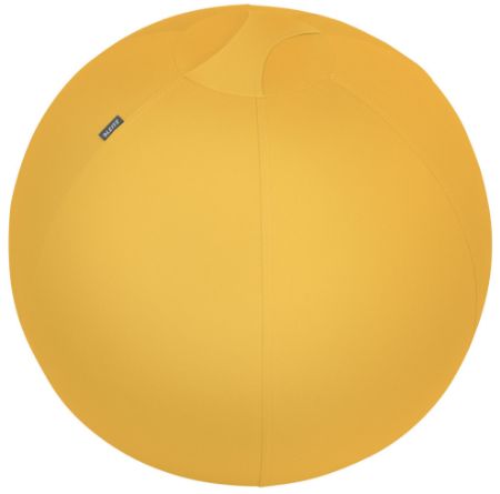 Poza cu MINGE ERGONOMICA PT SEZUT SAU FITNESS GALBEN CHIHLIMBAR LEITZ