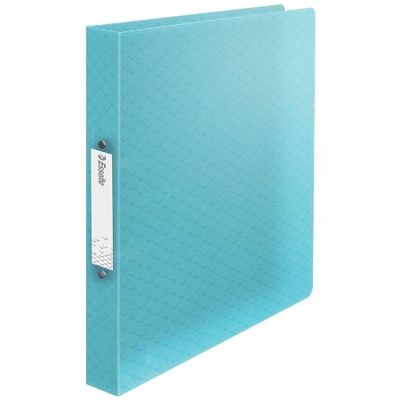 Poza cu CAIET MECANIC A4 2 INELE 25MM/32MM COPERTA FLEXIBILA ALBASTRU COLOUR'BREEZE ESSELTE