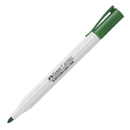 Poza cu MARKER WHITEBOARD VERDE SLIM 1560 FABER-CASTELL