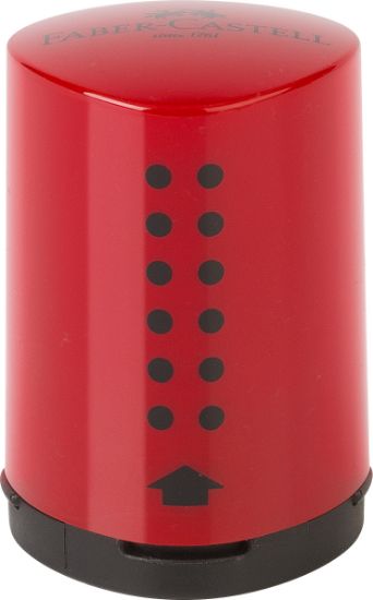 Poza cu ASCUTITOARE GRIP 2001 MINI ROSU/ALBASTRU FABER-CASTELL