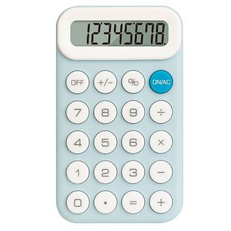 Poza cu CALCULATOR BUZUNAR 8DIG M10 BLEU DELI