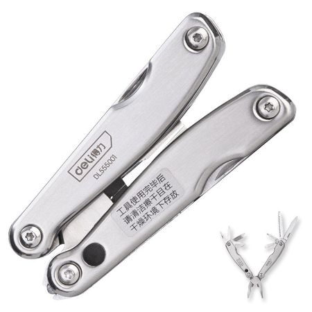 Poza cu PATENT METAL PLIABIL MULTIFUNCTIONAL 12 IN 1 DELI