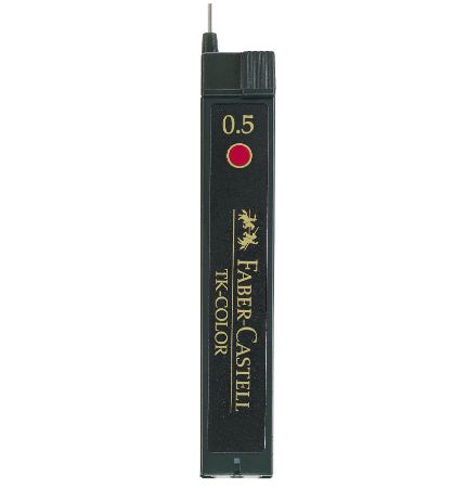 Poza cu MINA CREION 0.5MM ROSIE TK-COLOR FABER-CASTELL