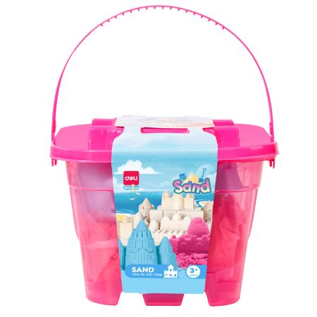 Poza cu NISIP KINETIC GALETUSA 500G + 6 FORME MODELAJ ROZ DELI