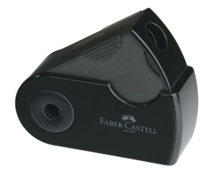Poza cu ASCUTITOARE PLASTIC SIMPLA SLEEVE-MINI NEAGRA FABER-CASTELL