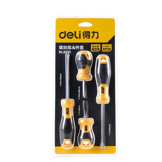 Poza cu SET 4 SURUBELNITE DIV MARIMI BLISTER DELI