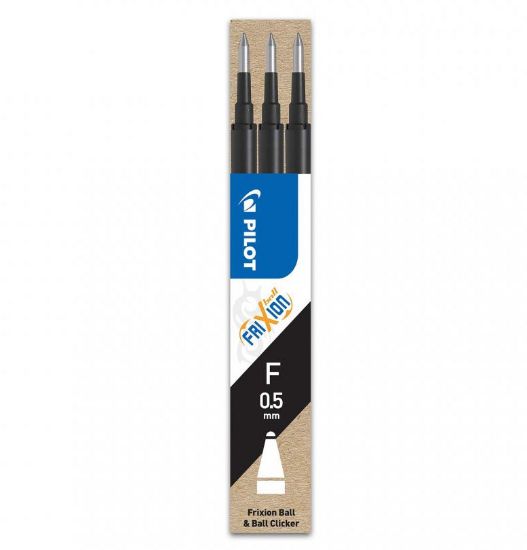 Poza cu MINA ROLLER 0.5MM NEAGRA 3/SET FRIXION PILOT