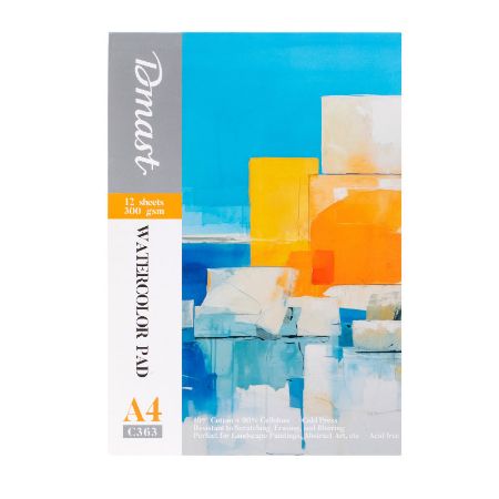 Poza cu BLOC DESEN ACUARELA A4 12 FILE 300G DMAST BY PEBEO