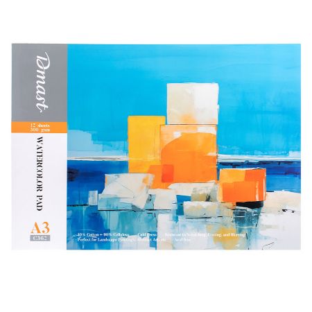 Poza cu BLOC DESEN ACUARELA A3 12 FILE 300G DMAST BY PEBEO
