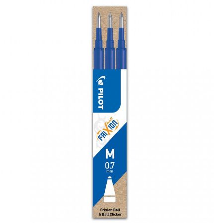 Poza cu MINA ROLLER 0.7MM ALBASTRA 3/SET FRIXION PILOT