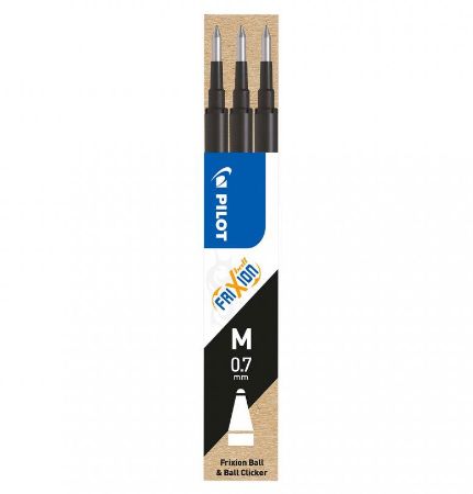 Poza cu MINA ROLLER 0.7MM NEAGRA 3/SET FRIXION PILOT