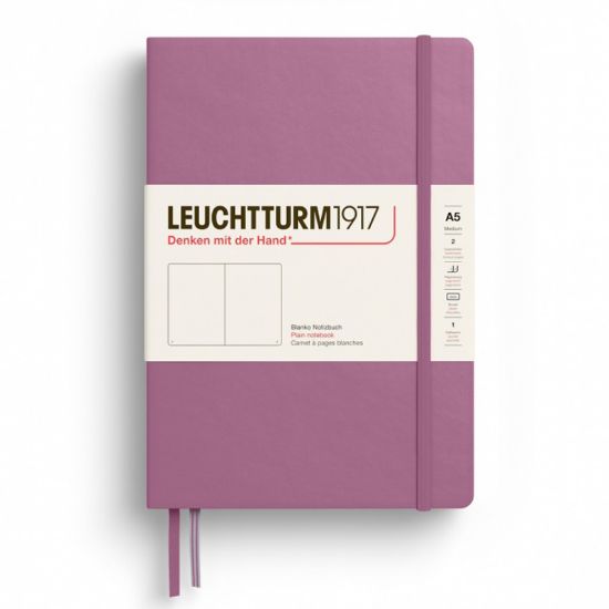 Poza cu CAIET A5 VELIN COPERTA RIGIDA DUSTY ROSE LEUCHTTURM