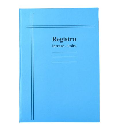 Poza cu REGISTRU INTRARI IESIRI VERTICAL CARTONAT