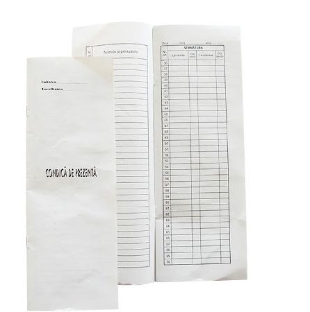 Poza cu CONDICA PREZENTA A4/2 16 FILE
