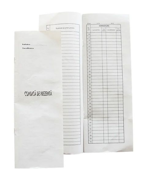Poza cu CONDICA PREZENTA A4/2 16 FILE