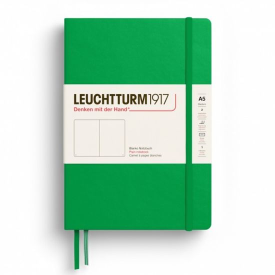 Poza cu CAIET A5 VELIN COPERTA RIGIDA VERDE PRIMAVARATIC LEUCHTTURM