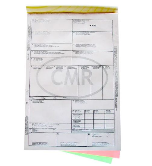 Poza cu CMR TRANSPORT MARFA IN TRAFIC NATIONAL 3 EXEMPLARE