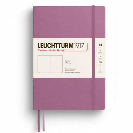 Poza cu CAIET A5 VELIN COPERTA FLEXIBILA DUSTY ROSE LEUCHTTURM