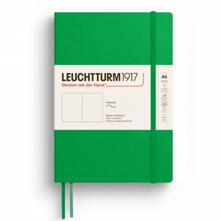 Poza cu CAIET A5 VELIN COPERTA FLEXIBILA VERDE PRIMAVARATIC LEUCHTTURM