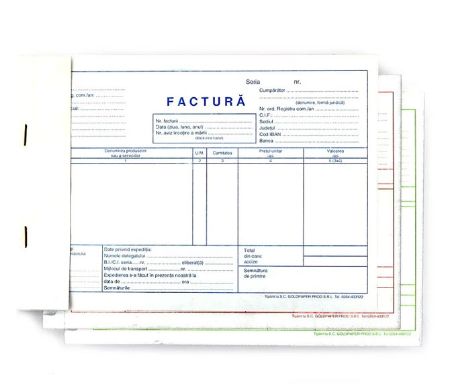 Poza cu FACTURA A5 FARA TVA GOLD