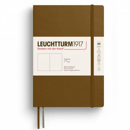 Poza cu CAIET A5 VELIN COPERTA FLEXIBILA MARO SCORTISOARA LEUCHTTURM