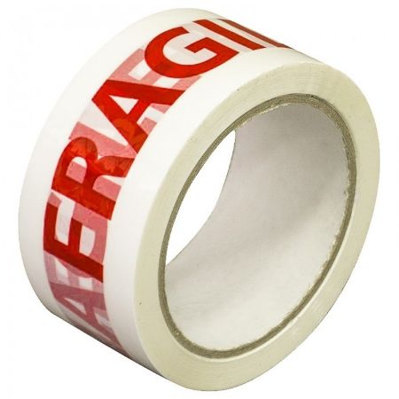 Poza cu BANDA ADEZIVA PERSONALIZATA 60M 50MM  "FRAGIL"
