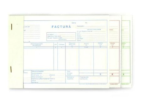 Poza cu FACTURA A5 CU TVA GOLD