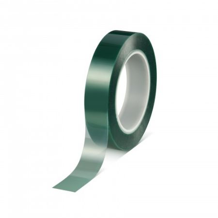 Poza cu BANDA ADEZIVA VERDE TERMOREZISTENTA 220C 66M 25MM TESA